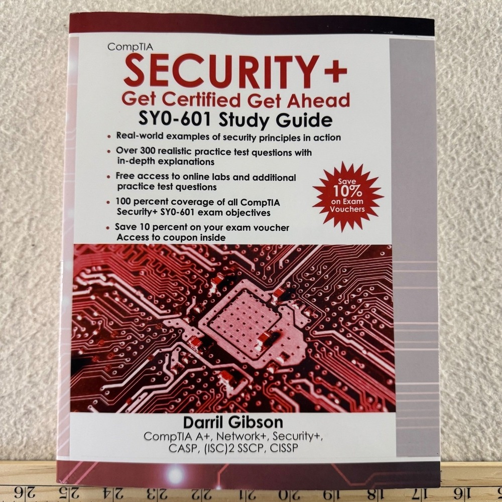 Darril Gibson CompTIA Security+ Study Guide SY0-601 White Certification Book